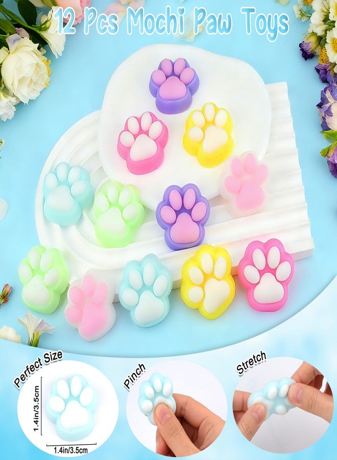 Coosilion 122 Pcs Paw Print Party Favors, Blue Puppy Theme Birthday Decorations for Girl with Orange Blue Dog Paw Goodie Bags Stuffers Stickers Mochi Squishy Toys Pen Mini Notebook, Valentine Day Gifts for Kids - Image 5